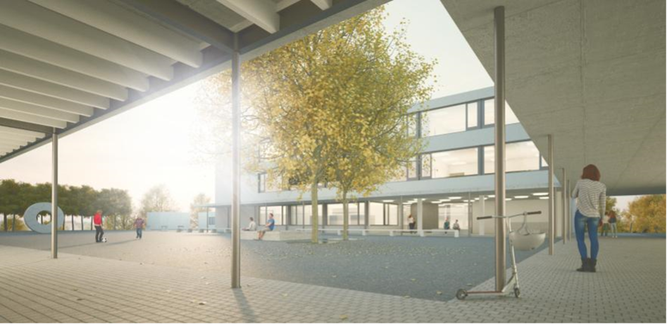 Visualisierung Siegerprojekt (Architekt: Felber Widmer Schweizer Architekten SIA AG, Aarau)